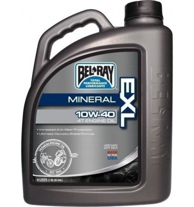 BEL-RAY 4T EXL MINERAL 10W-40 X4L