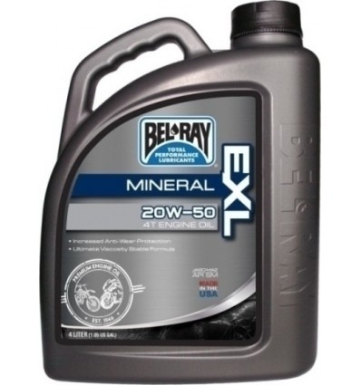 BEL-RAY 4T EXL MINERAL 20W-50 X4L